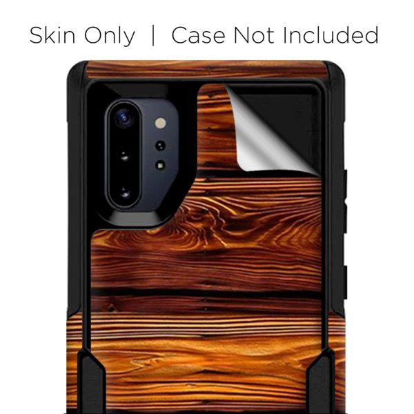 Red Deep Mahogany Wood Pattern | Skin For Otterbox Commuter for Galaxy Note 10 Plus For Discount - Image 3
