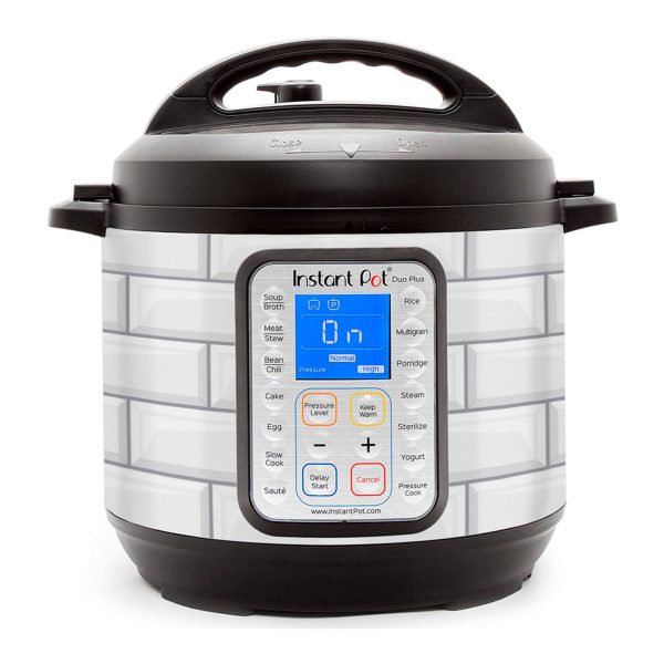 White Subway Tiles | Skin For Instant Pot Duo Plus 8QT Online Sale