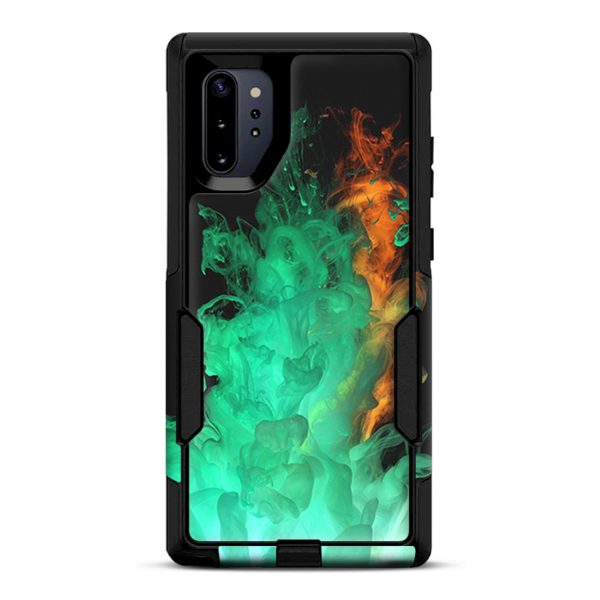 Orange Green Smoke | Skin For Otterbox Commuter for Galaxy Note 10 Plus Fashion