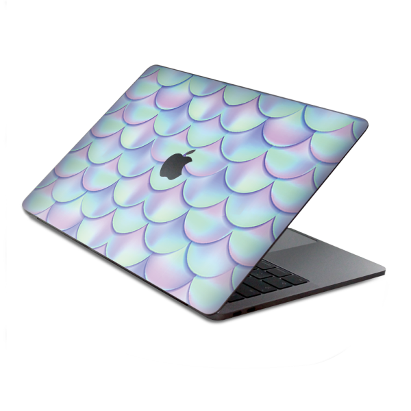 Mermaid Scales Blue Pink | Skin For Macbook Pro 15 inch Retina Touch Bar | fits Model A1707, A3162, A1990 Online Sale