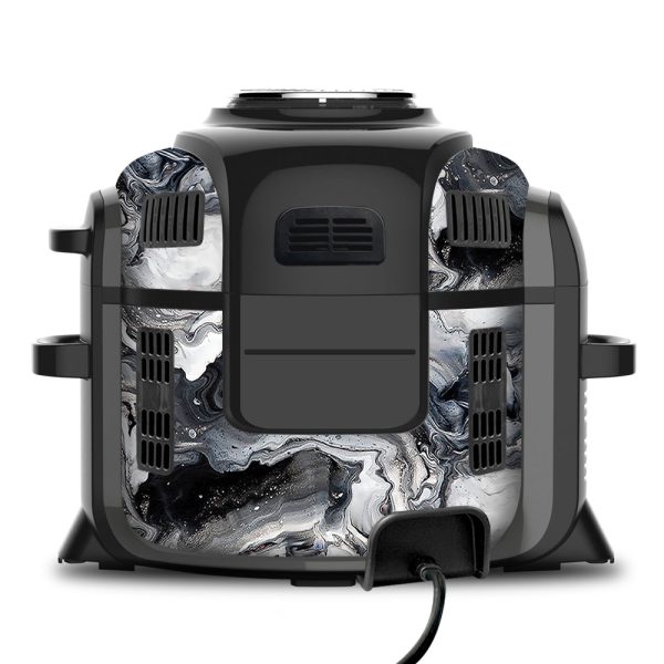 Black and White Marble | Skin For Ninja Foodi 6.5QT Cheap - Image 2