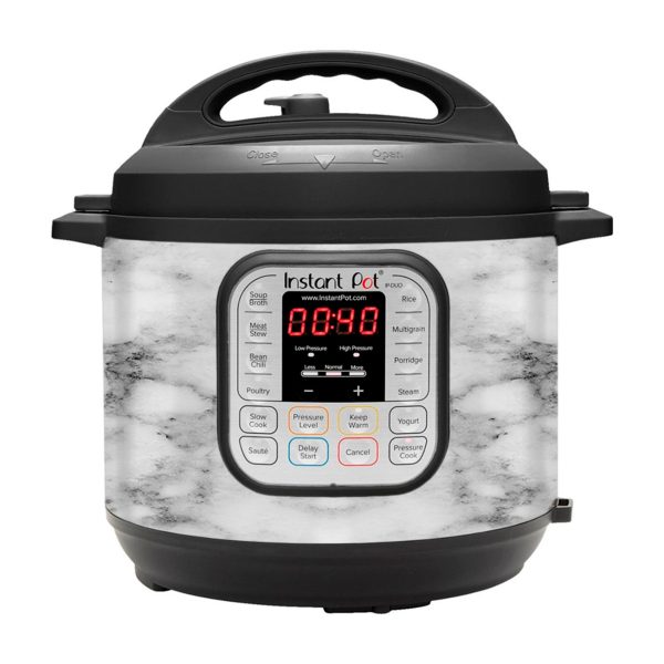 Grey and White Marble | Skin For Instant Pot Duo 80 8QT For Discount