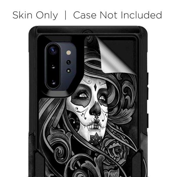 Sugar Skull Girl | Skin For Otterbox Commuter for Galaxy Note 10 Plus Online Hot Sale - Image 3