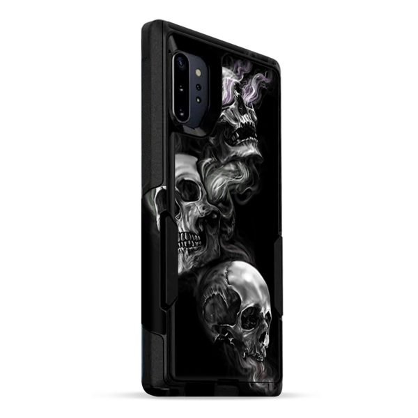 Glowing Skulls In Smoke | Skin For Otterbox Commuter for Galaxy Note 10 Plus For Cheap - Image 2