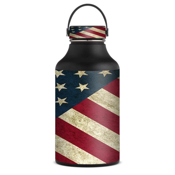 Merica Flag Pattern | Skin For Hydro Flask 60oz For Sale