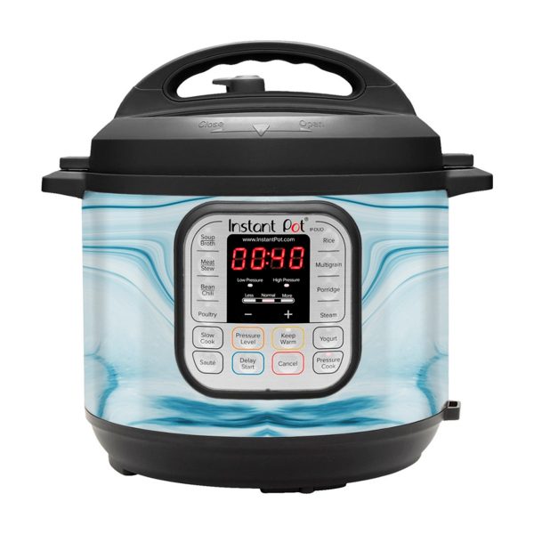 Blue Geode Swirl | Skin For Instant Pot Duo 60 6QT Online Sale