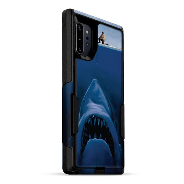 Jaws Great White Under Boat | Skin For Otterbox Commuter for Galaxy Note 10 Plus Online - Image 2
