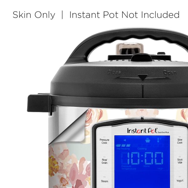 Pastel Flowers | Skin For Instant Pot Duo Evo Plus 6QT For Discount - Image 4