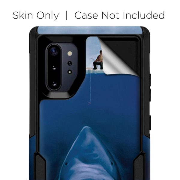 Jaws Great White Under Boat | Skin For Otterbox Commuter for Galaxy Note 10 Plus Online - Image 3