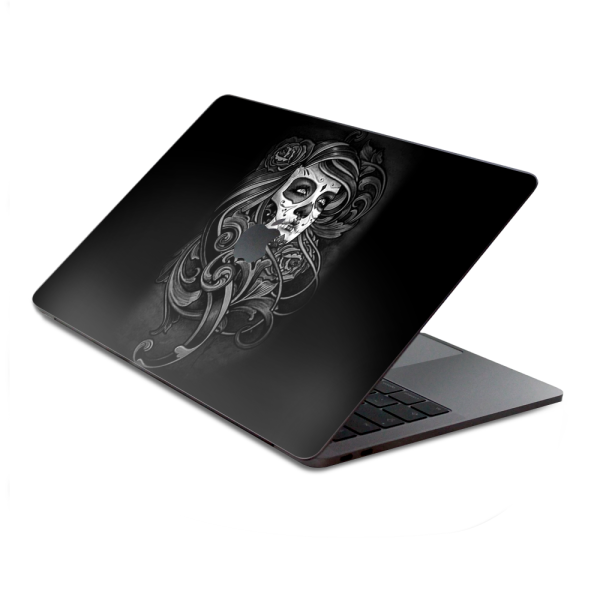 Sugar Skull Girl | Skin For Macbook Pro 15 inch Retina Touch Bar | fits Model A1707, A3162, A1990 Online now