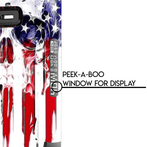 U.S.A. Flag Skull Drip | Skin For Smok Nord 2 Sale - Image 3