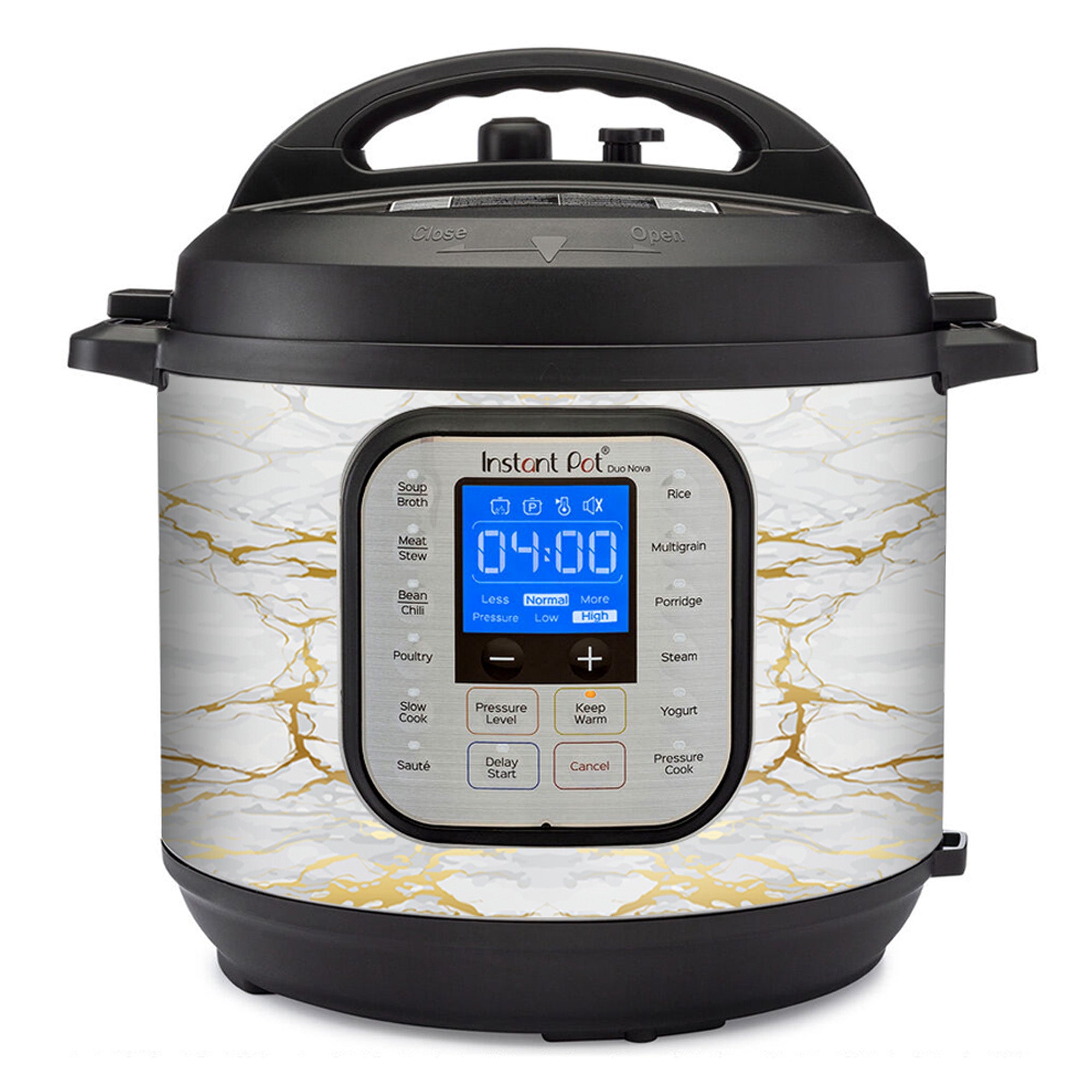 Gold and White Marble Swirl | Skin For Instant Pot Duo Nova 6QT Cheap
