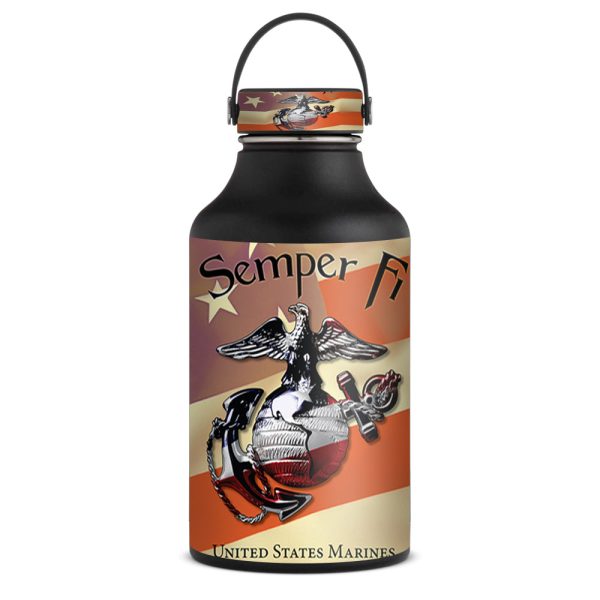Semper Fi Usmc America | Skin For Hydro Flask 60oz For Cheap