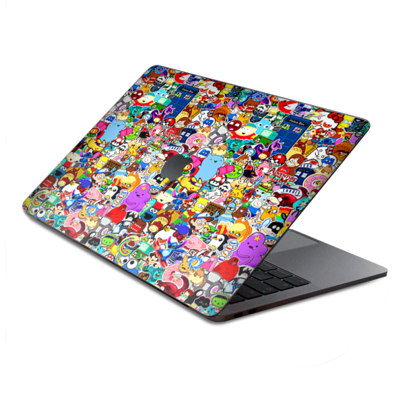 Sticker Collage | Skin For Macbook Pro 15 inch Retina Touch Bar | fits Model A1707, A3162, A1990 Cheap