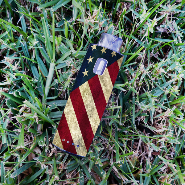 Merica Flag Pattern | Skin For Innokin Endura M18 Supply - Image 2
