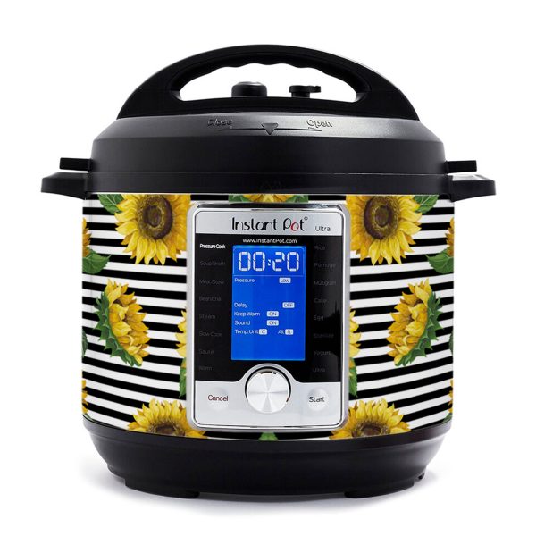 Sunflower with Black Stripes | Skin For Instant Pot Ultra 10-in-1 6QT Discount