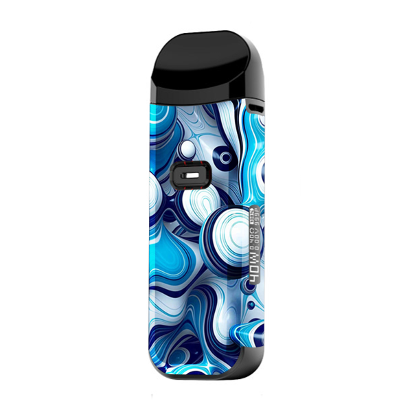 Mixed Blue Bubbles Glass | Skin For Smok Nord 2 For Discount
