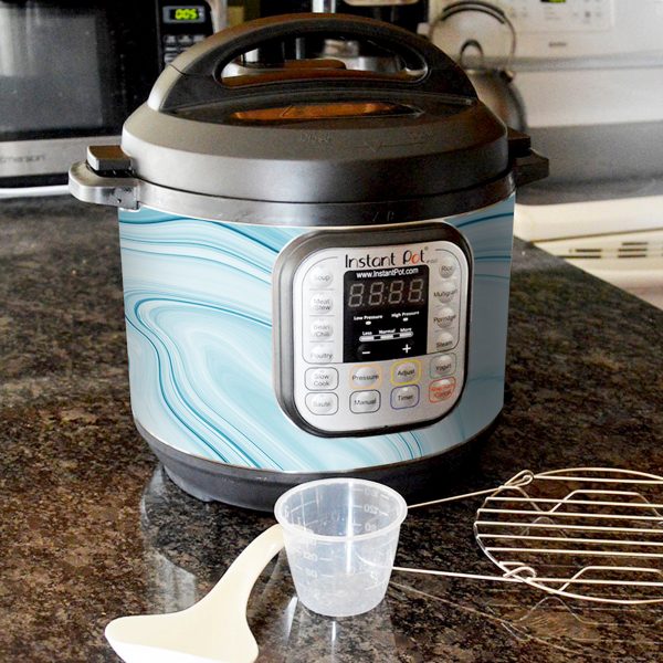 Blue Geode Swirl | Skin For Instant Pot Duo 60 6QT Online Sale - Image 2