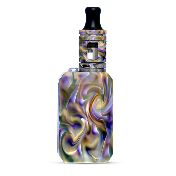 Resin Swirl Opalescent Oil Slick | Skin For VooPoo Drag Baby Trio Supply
