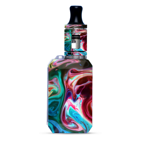 Paint Mix Swirls Red Green | Skin For VooPoo Drag Baby Trio Online now