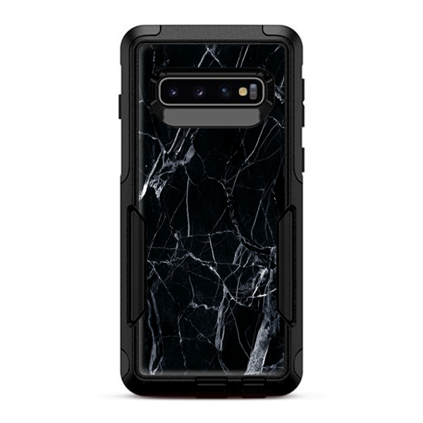 Black Marble Granite White | Skin For Otterbox Commuter for Galaxy S10 Online