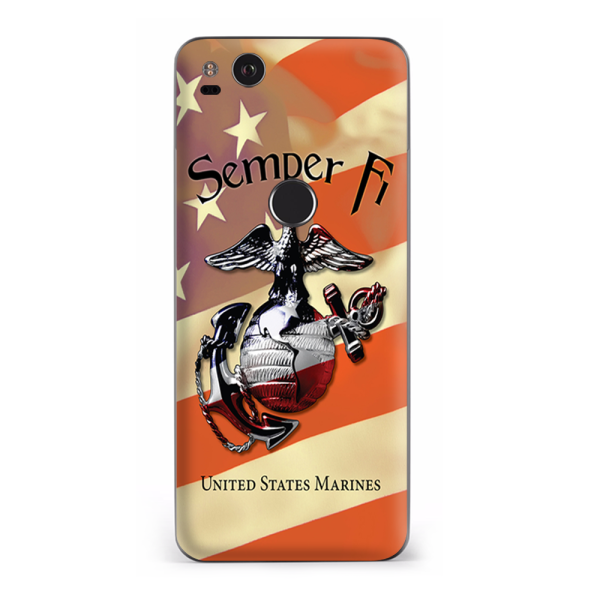 Semper Fi Usmc America | Skin For Google Pixel 2 Cheap