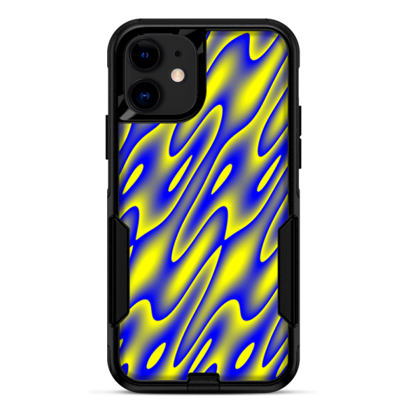 Neon Blue Yellow Trippy | Skin For Otterbox Commuter for iPhone 11 For Discount