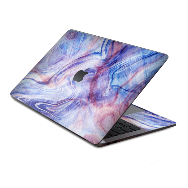Purple Marble Pink Blue Swirl | Skin For Macbook Pro 13 inch Retina Touch Bar | fits Model A1706, A1708, A3164, A1989, A3358 Hot on Sale