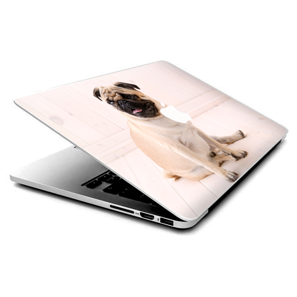 Pug Mug, Cute Pug | Skin For Macbook Pro 13 inch Retina | fits Model A1425, A2675, A1502, A2835 Online Sale