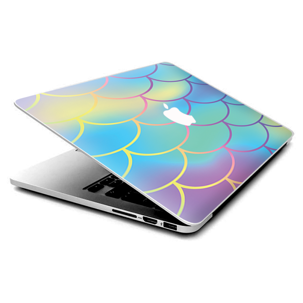 Pastel Colorful Mermaid Scales | Skin For Macbook Pro 13 inch Retina | fits Model A1425, A2675, A1502, A2835 Fashion