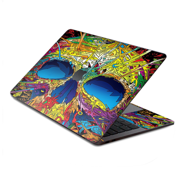 Colorful Skull 1 | Skin For Macbook Pro 13 inch Retina Touch Bar | fits Model A1706, A1708, A3164, A1989, A3358 Discount