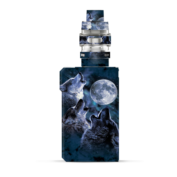 Howling Wolves At Moon | Skin For VooPoo Alpha ZIP For Cheap
