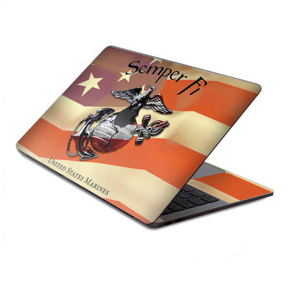 Semper Fi Usmc America | Skin For Macbook Pro 13 inch Retina Touch Bar | fits Model A1706, A1708, A3164, A1989, A3358 For Discount