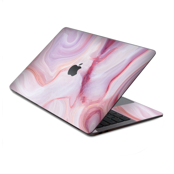 Pink Stone Marble Geode | Skin For Macbook Pro 13 inch Retina Touch Bar | fits Model A1706, A1708, A3164, A1989, A3358 Online now