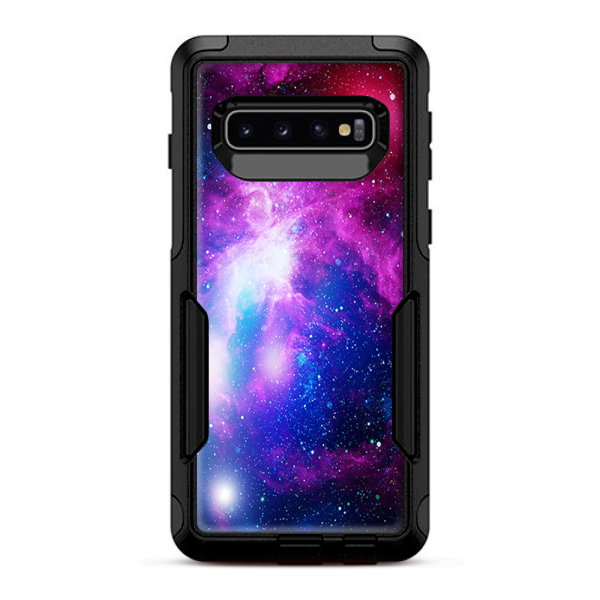 Stars Galaxy Red Blue Purple Gasses | Skin For Otterbox Commuter for Galaxy S10 Online