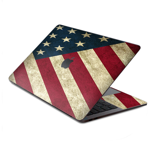 Merica Flag Pattern | Skin For Macbook Pro 13 inch Retina Touch Bar | fits Model A1706, A1708, A3164, A1989, A3358 For Sale