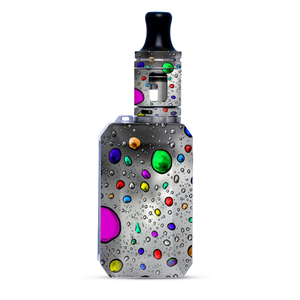 Colored Rain Drops 3D Effect | Skin For VooPoo Drag Baby Trio Cheap