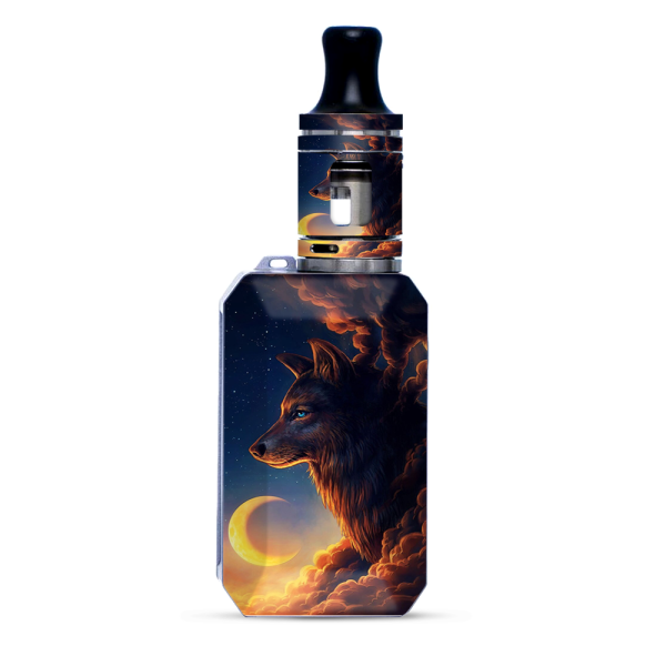 Wolf Clouds Moon Sky | Skin For VooPoo Drag Baby Trio Online now