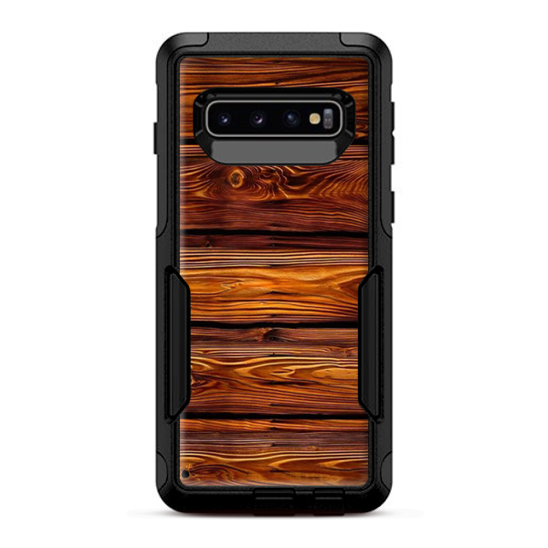 Red Deep Mahogany Wood Pattern | Skin For Otterbox Commuter for Galaxy S10 For Discount