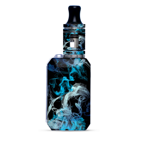 Blue Green White Smoke | Skin For VooPoo Drag Baby Trio Sale