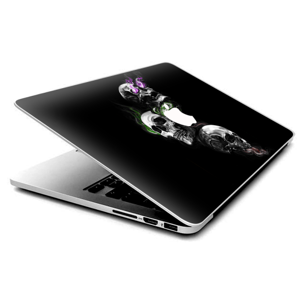 Glowing Skulls In Smoke | Skin For Macbook Pro 13 inch Retina | fits Model A1425, A2675, A1502, A2835 Online Sale