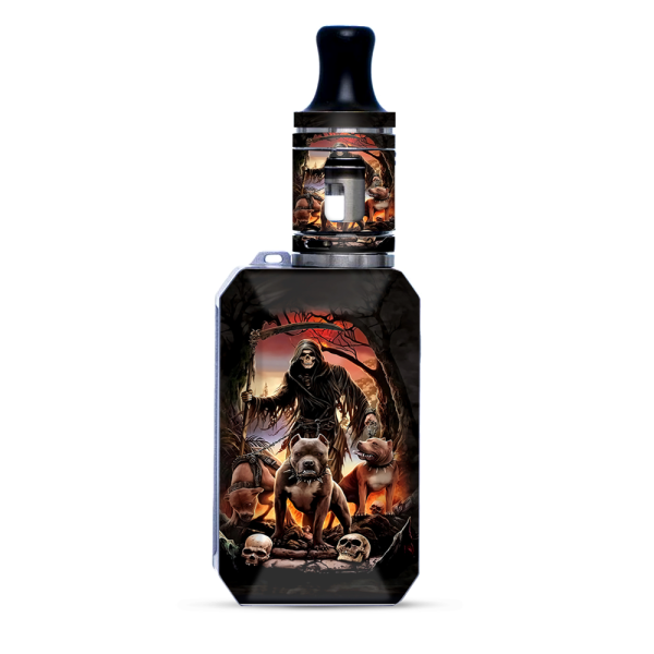 Grim Reaper Pitbull Skulls | Skin For VooPoo Drag Baby Trio Discount