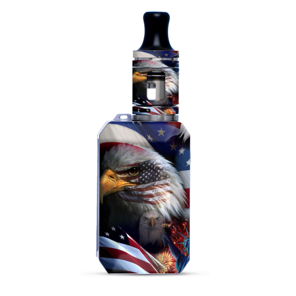 Usa Bald Eagle In Flag | Skin For VooPoo Drag Baby Trio Online now