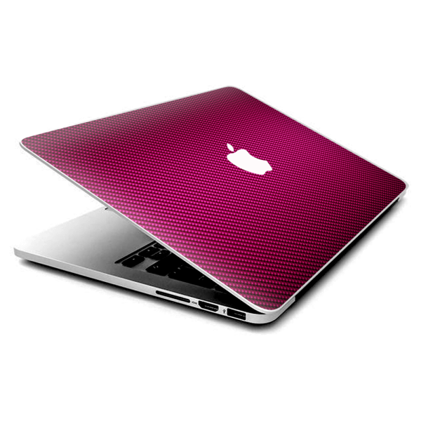 Pink,Black Carbon Fiber Look | Skin For Macbook Pro 13 inch Retina | fits Model A1425, A2675, A1502, A2835 Online now