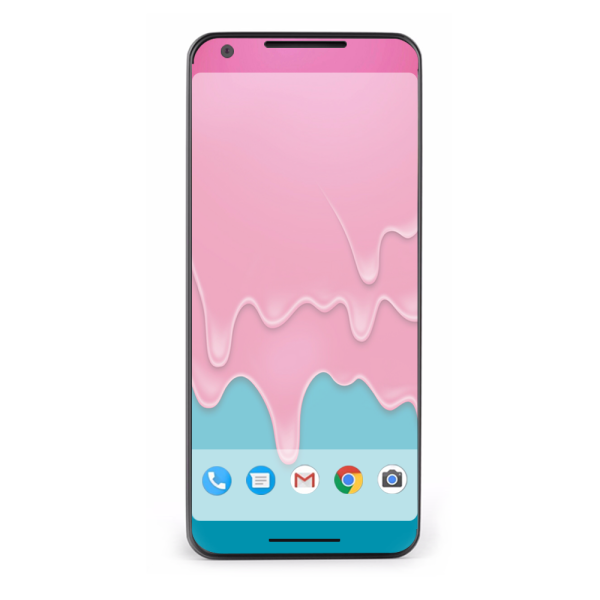 Dripping Ice Cream Drips | Skin For Google Pixel 2 Cheap - Image 2