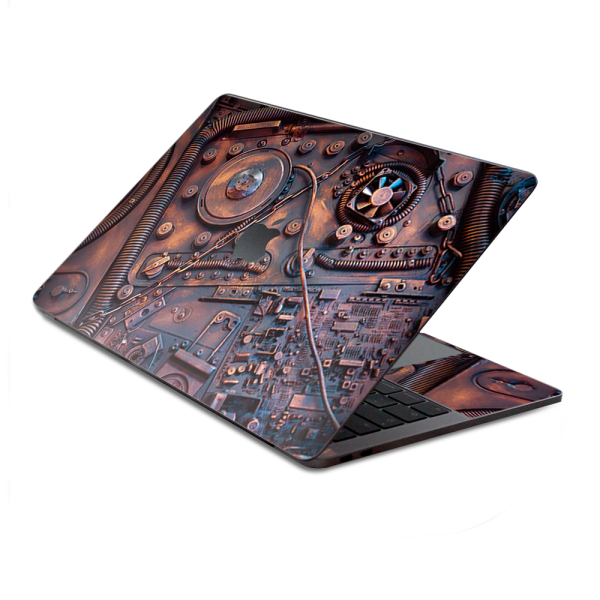 Steampunk Metal Panel Vault Gear | Skin For Macbook Pro 13 inch Retina Touch Bar | fits Model A1706, A1708, A3164, A1989, A3358 Online Sale