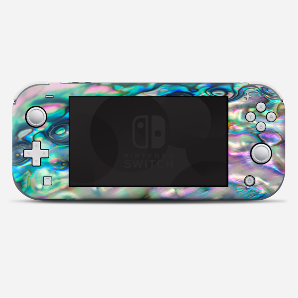 Abalone Shell Pink Green Blue Opal | Skin For Nintendo Switch Lite For Cheap