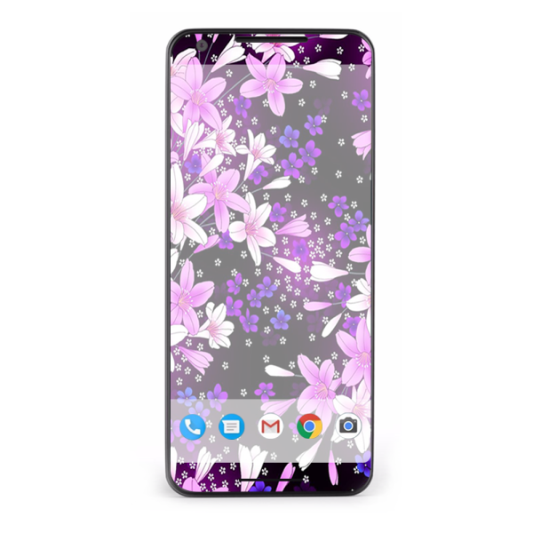 Purple Pink Colorful Flowers Lillies | Skin For Google Pixel 2 Online now - Image 2