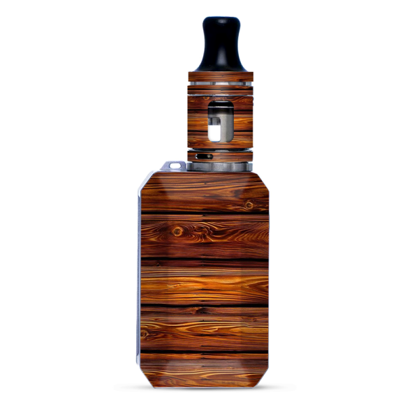 Red Deep Mahogany Wood Pattern | Skin For VooPoo Drag Baby Trio Supply