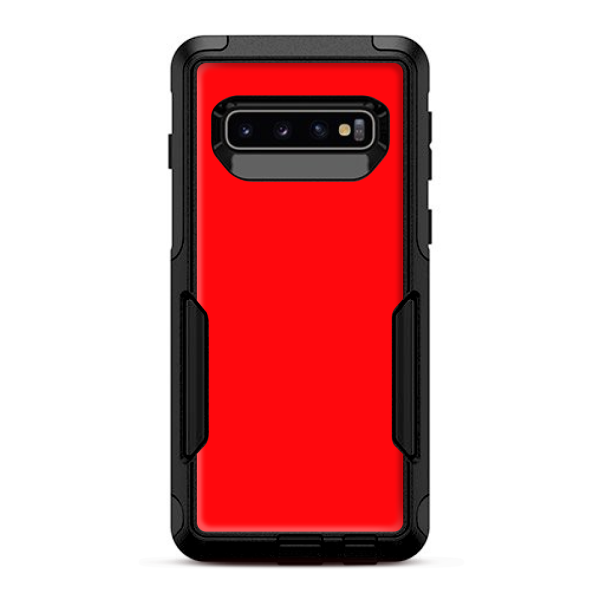 Solid Red Color | Skin For Otterbox Commuter for Galaxy S10 Fashion